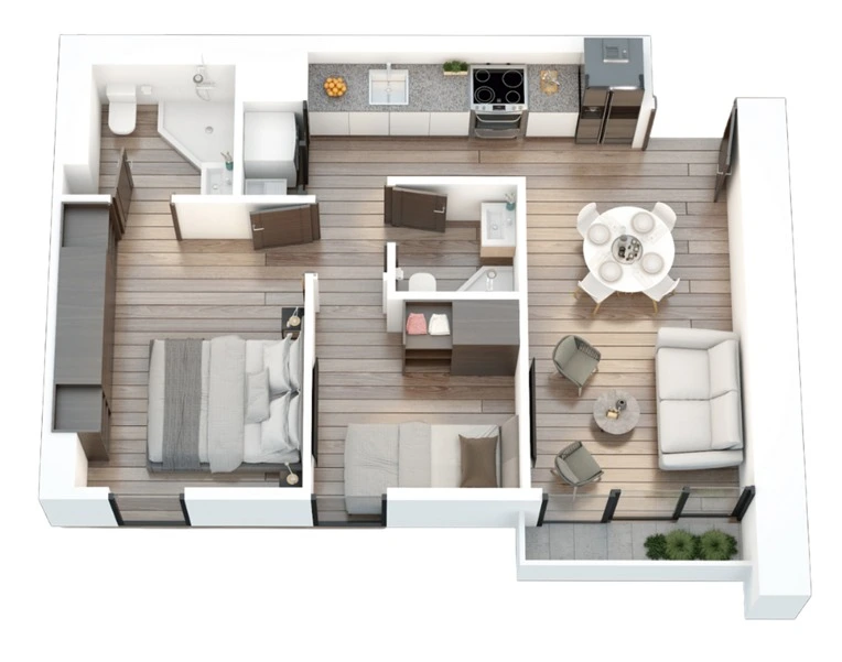 Apartamento estilo Guayacán A de Andares 12