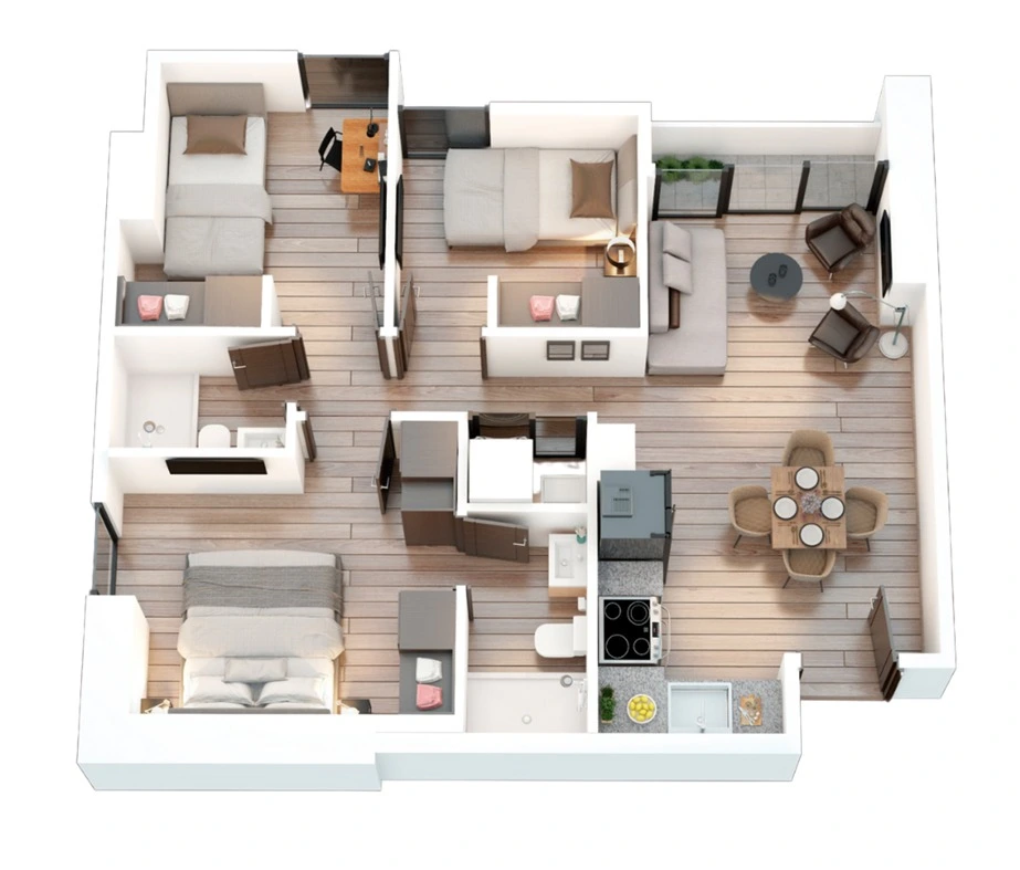 Apartamento Estilo Palo Rosa C